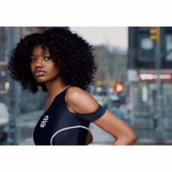 TELFAR Performance Half Tank Singlet - Black