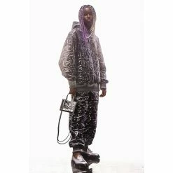 Moose Knuckles X Telfar Quilted Hoodie - Silver