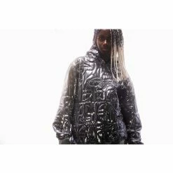 Moose Knuckles X Telfar Quilted Hoodie - Silver