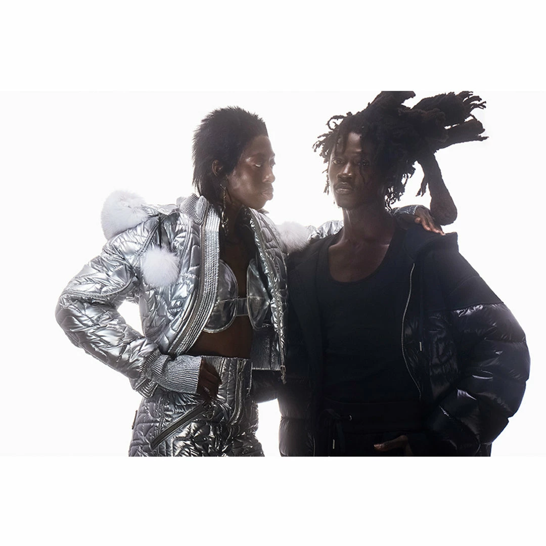 Wholesale ✨ Moose Knuckles X Telfar Quilted Bomber - Silver/Fox ✔️ 6 Moose Knuckles X Telfar Quilted Bomber - Silver/Fox