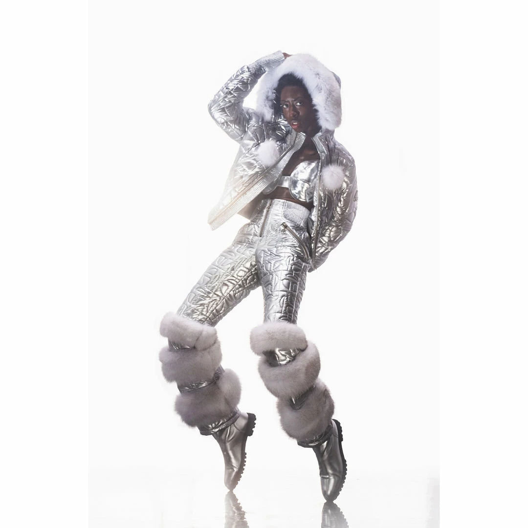 Wholesale ✨ Moose Knuckles X Telfar Quilted Bomber - Silver/Fox ✔️ 8 Moose Knuckles X Telfar Quilted Bomber - Silver/Fox