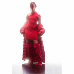 TELFAR Puff Hoodie Coat - Red TELFAR Puff