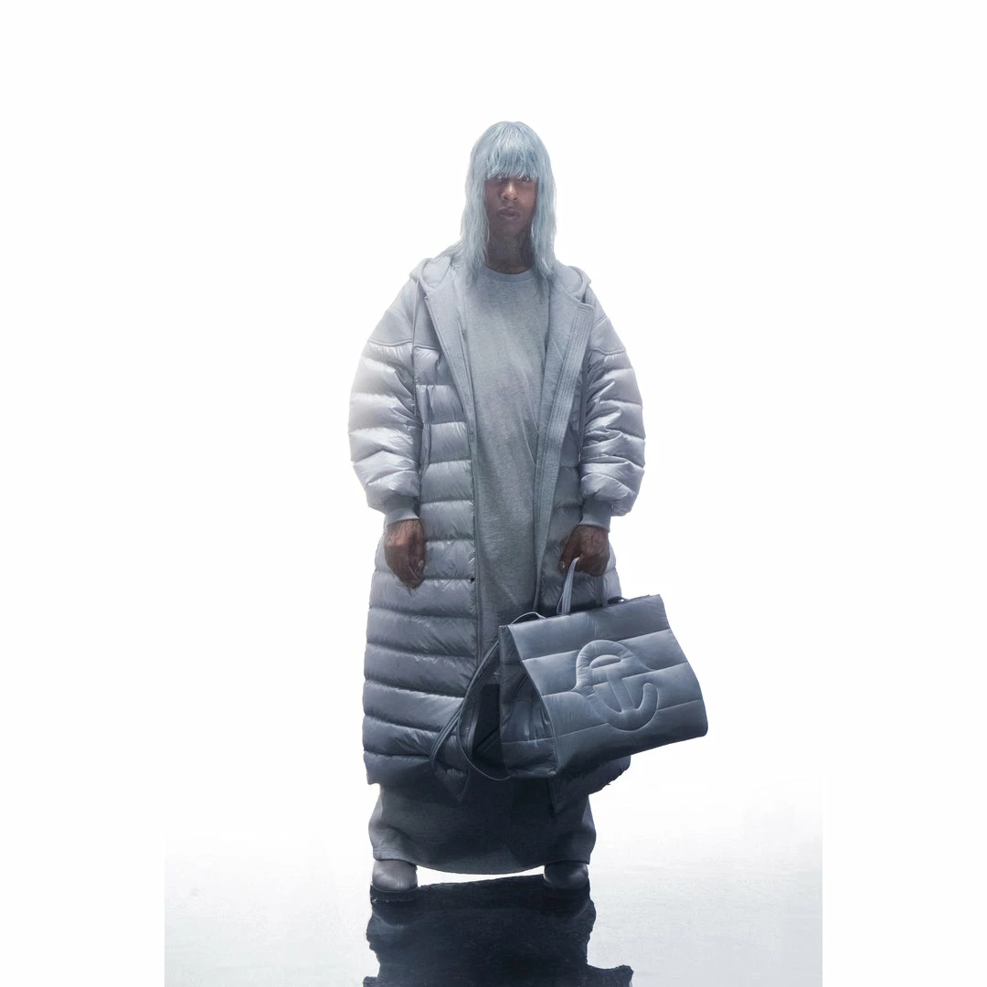 Best deal ๐ฏ TELFAR TELFAR Puff Puff Hoodie ๐งฅ Coat - Grey โ 4 TELFAR TELFAR Puff Puff Hoodie Coat - Grey