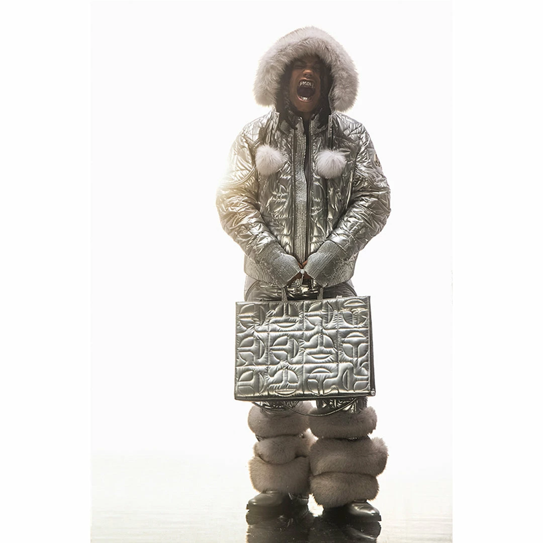 Wholesale ✨ Moose Knuckles X Telfar Quilted Bomber - Silver/Fox ✔️ 9 Moose Knuckles X Telfar Quilted Bomber - Silver/Fox