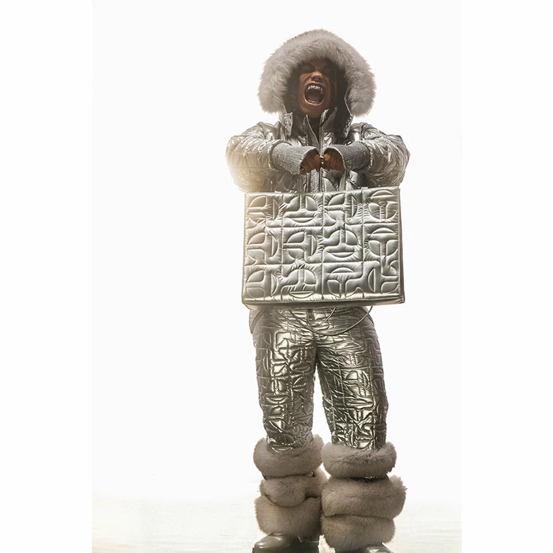 Wholesale ✨ Moose Knuckles X Telfar Quilted Bomber - Silver/Fox ✔️ 10 Moose Knuckles X Telfar Quilted Bomber - Silver/Fox