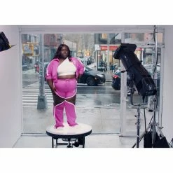 Deals π TELFAR Cropped Track Jacket - Azalea π 8 TELFAR Cropped Track Jacket - Azalea