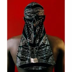 TELFAR Durags Bandana Print Durag - Black/White