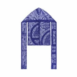 TELFAR Durags Bandana Print Durag - Blue/White