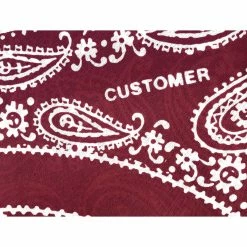 Best Sale 🤩 TELFAR Bandana Print Durag - Red/White Durags ✨ 13 TELFAR Bandana Print Durag - Red/White Durags