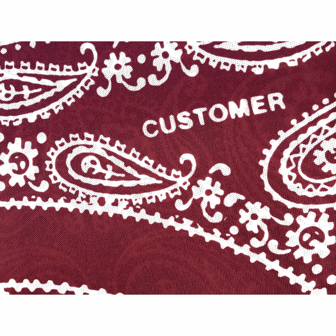 Best Sale 🤩 TELFAR Bandana Print Durag - Red/White Durags ✨ 5 TELFAR Bandana Print Durag - Red/White Durags