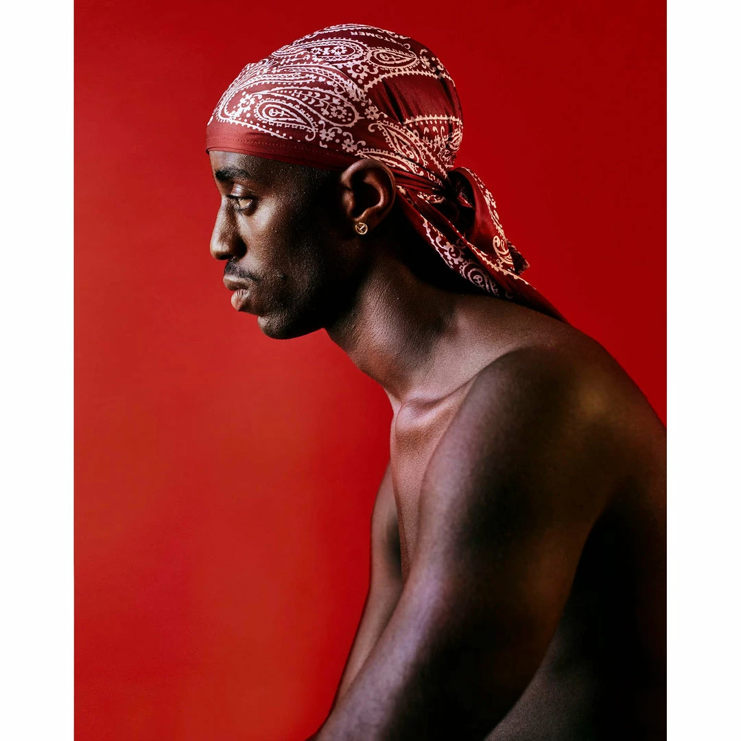 Best Sale 🤩 TELFAR Bandana Print Durag - Red/White Durags ✨ 8 TELFAR Bandana Print Durag - Red/White Durags