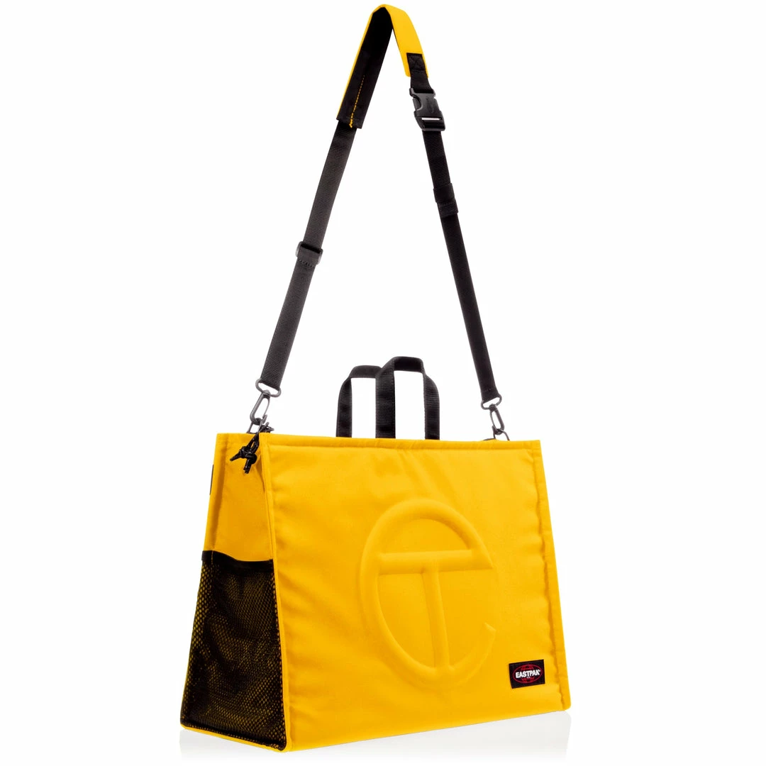 New 🔥 Eastpak X Telfar Large Shopper - Yellow ✔️ 2 Eastpak X Telfar Large Shopper - Yellow
