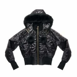 Moose Knuckles X Telfar Quilted Bomber - Black/Fox