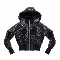 Moose Knuckles X Telfar Quilted Bomber - Black/Shearling