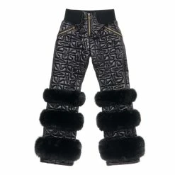 Moose Knuckles X Telfar Quilted Bomber Pants - Black/Fox