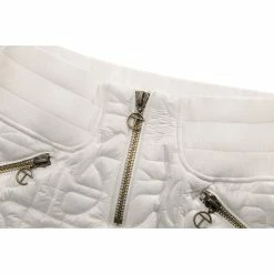 Moose Knuckles X Telfar Quilted Bomber Pants - Pearl/Fox