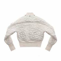 Moose Knuckles X Telfar Quilted Bomber - Pearl/Fox