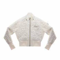 Moose Knuckles X Telfar Quilted Bomber - Pearl/Shearling