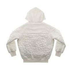Moose Knuckles X Telfar Quilted Hoodie - Pearl