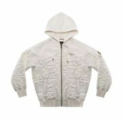 Moose Knuckles X Telfar Quilted Hoodie - Pearl