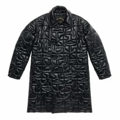 Moose Knuckles X Telfar Quilted Peacoat - Black