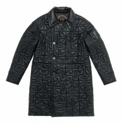 Moose Knuckles X Telfar Quilted Peacoat - Leather
