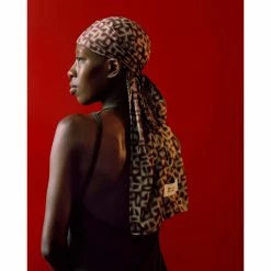 Top 10 π TELFAR Monogram Print Durag - Brown Durags β¨ 16 TELFAR Monogram Print Durag - Brown Durags