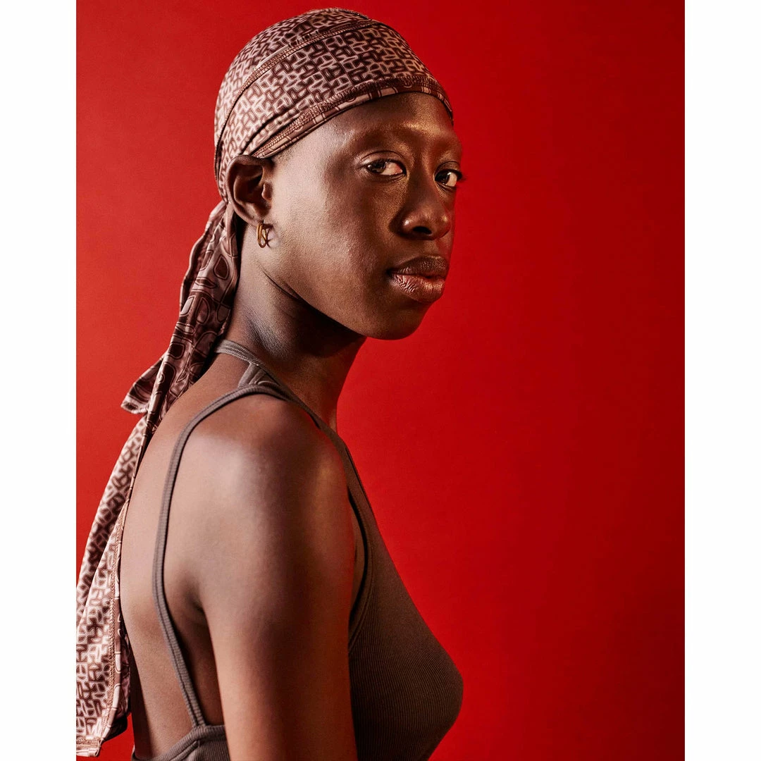 Top 10 π TELFAR Monogram Print Durag - Brown Durags β¨ 7 TELFAR Monogram Print Durag - Brown Durags