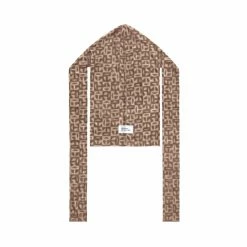 TELFAR Monogram Print Durag - Brown Durags