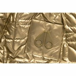 Moose Knuckles X Telfar Quilted Bomber Pants - Gold/Fox