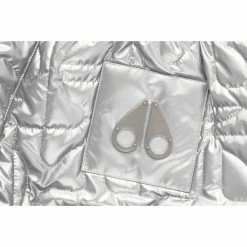 Moose Knuckles X Telfar Quilted Bomber Pants - Silver/Fox