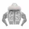 Moose Knuckles X Telfar Quilted Bomber - Silver/Fox