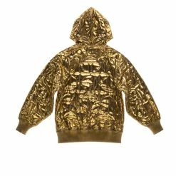 Moose Knuckles X Telfar Quilted Hoodie - Gold