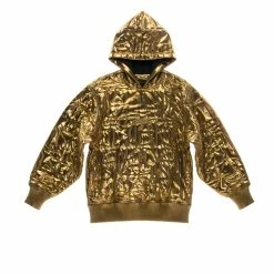 Moose Knuckles X Telfar Quilted Hoodie - Gold