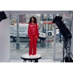 TELFAR Camo Hoodie - Red