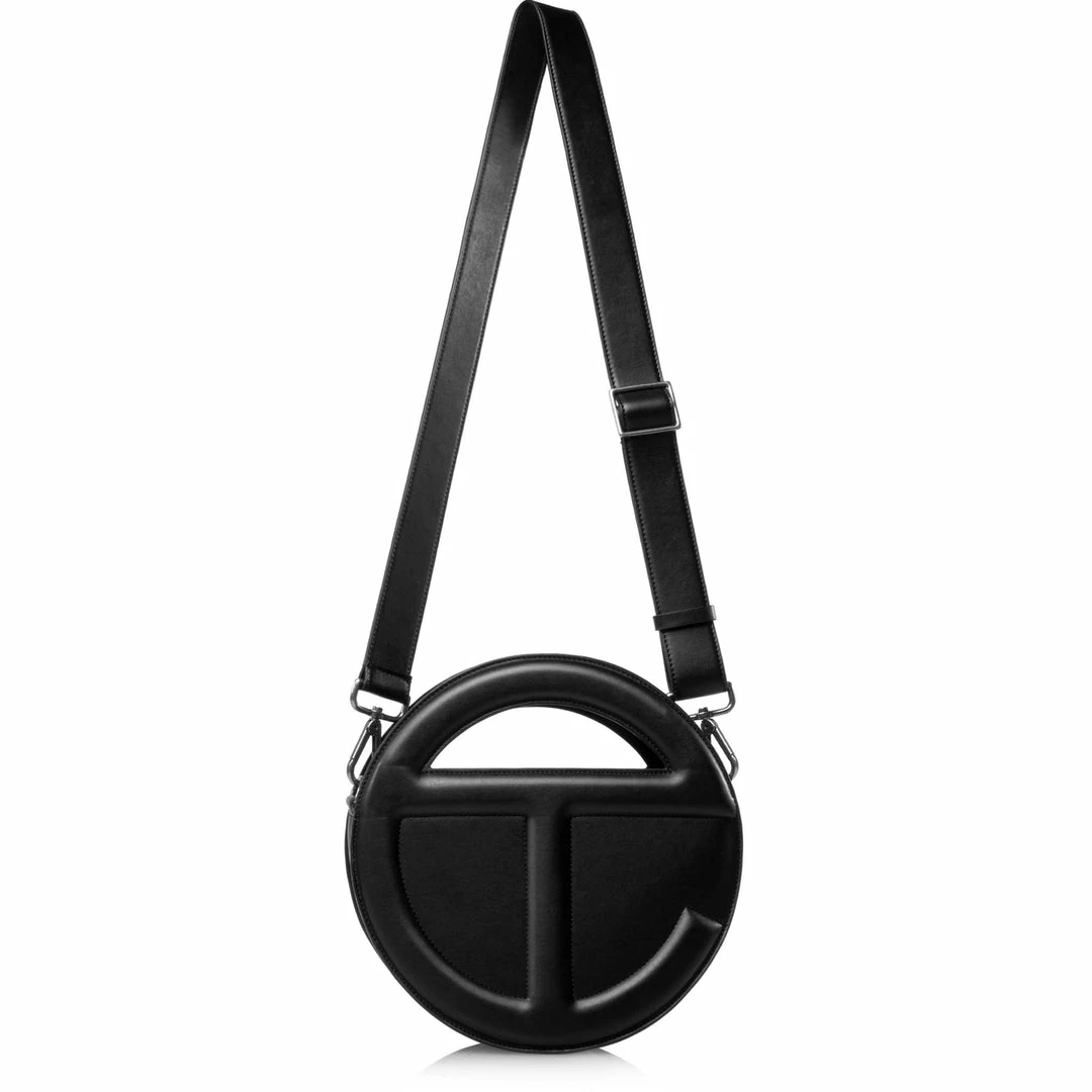 Cheap ✨ Round Telfar Circle Bag - Black Circle Bags ❤️ 2 Round Telfar Circle Bag - Black Circle Bags