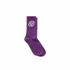 TELFAR Athletic Logo Socks - Grape