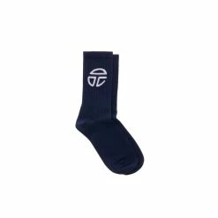 TELFAR Athletic Logo Socks - Navy