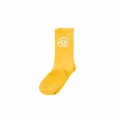 TELFAR Athletic Logo Socks - Yellow