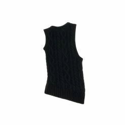 Best deal ๐ฏ TELFAR Cable Knit Half Tank - Black Cable Knits ๐ 5 TELFAR Cable Knit Half Tank - Black Cable Knits