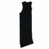 TELFAR Cable Knit Half Tank Tunic - Black