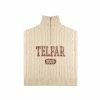 TELFAR Cable Knit Sideless Sweater - Off-White Cable Knits