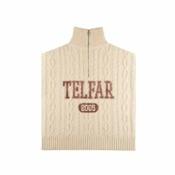 TELFAR Cable Knit Sideless Sweater - Off-White Cable Knits