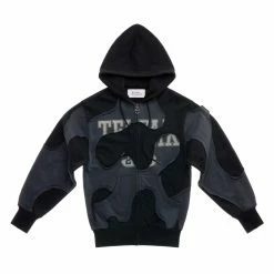 TELFAR Camo Hoodie - Black/Off-Black