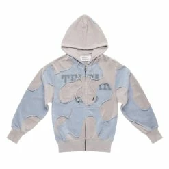 TELFAR Camo Hoodie - Blue/Bone