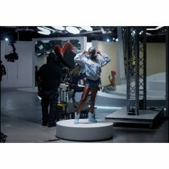 TELFAR Camo Hoodie - Blue/Bone