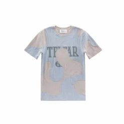 TELFAR Camo T-shirt - Blue/Bone