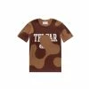 TELFAR Camo T-shirt - Chocolate