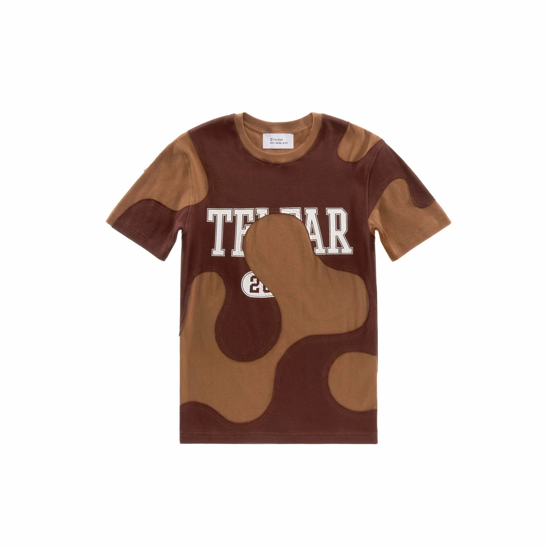 Deals ๐ TELFAR Camo T-shirt - Chocolate ๐ 1 TELFAR Camo T-shirt - Chocolate