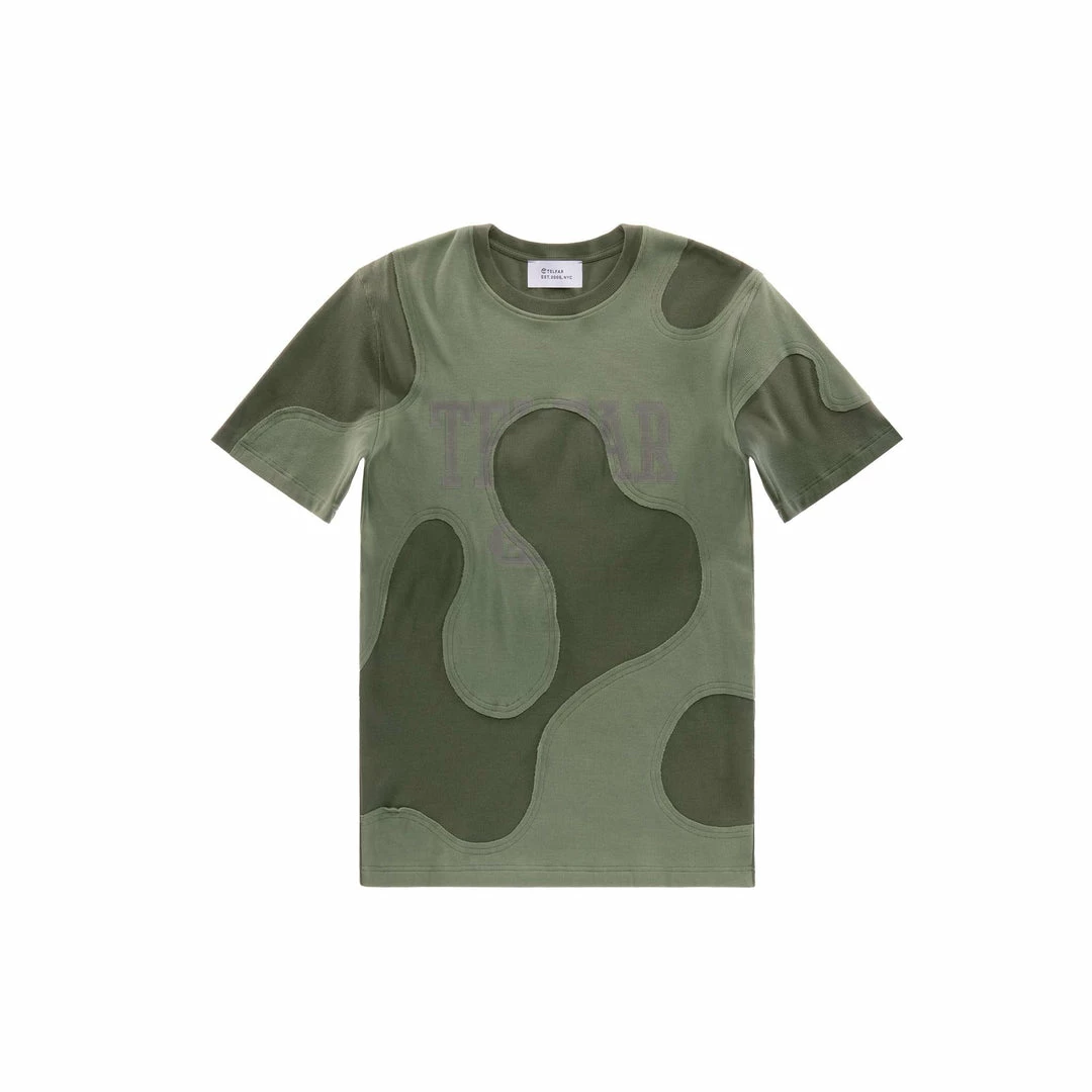Promo 🤩 TELFAR Camo T-shirt - Olive Drab ✨ 1 TELFAR Camo T-shirt - Olive Drab